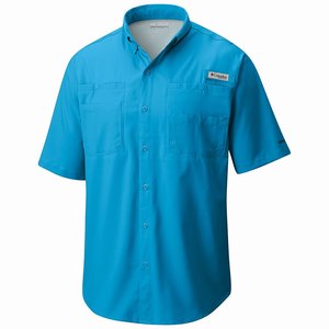 Columbia PFG Tamiami™ II Shortärmad Skjorta Herr Blå (MURPO4628)